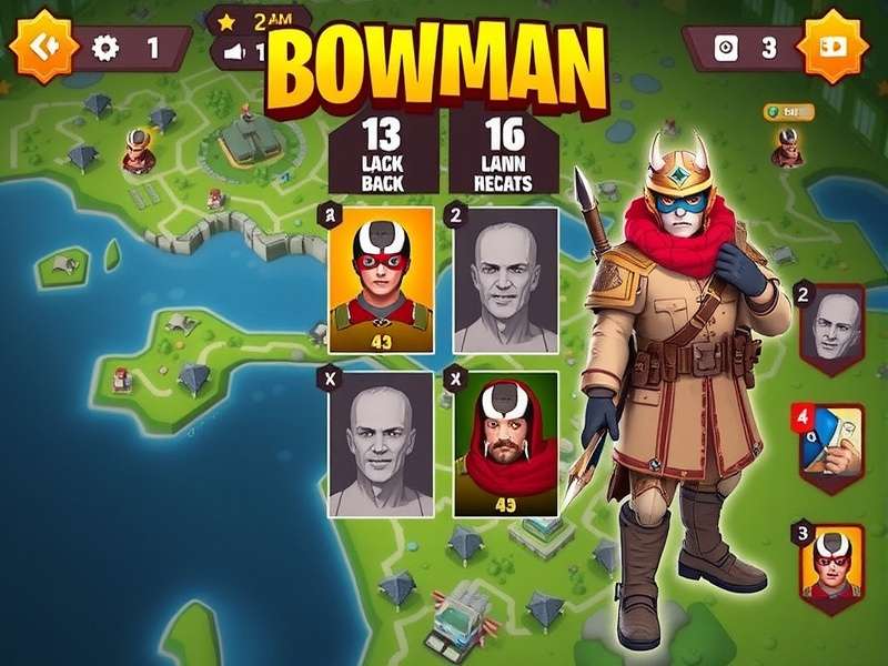 Bowman Battle Royale strategy map